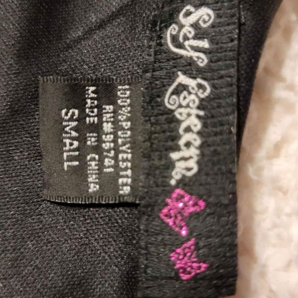 SELF ESTEEM Leopard Print Off One Shoulder Dress Size S - Picture 3 of 3